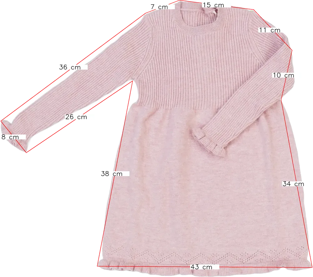 Rózsaszín George Ruha EU 110 / UK 5 év / US 5 év/XS