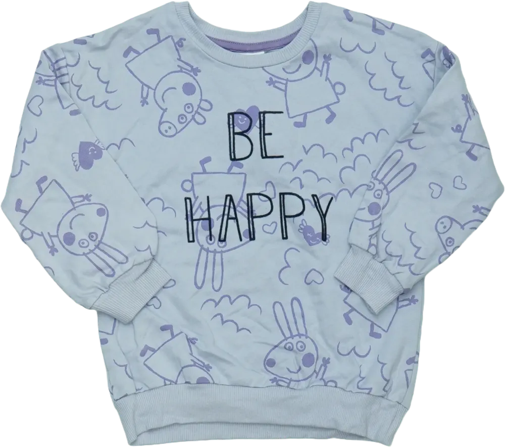 Lila Peppa Pig Pulóver EU 104 / UK 4 év / US 4T/XS