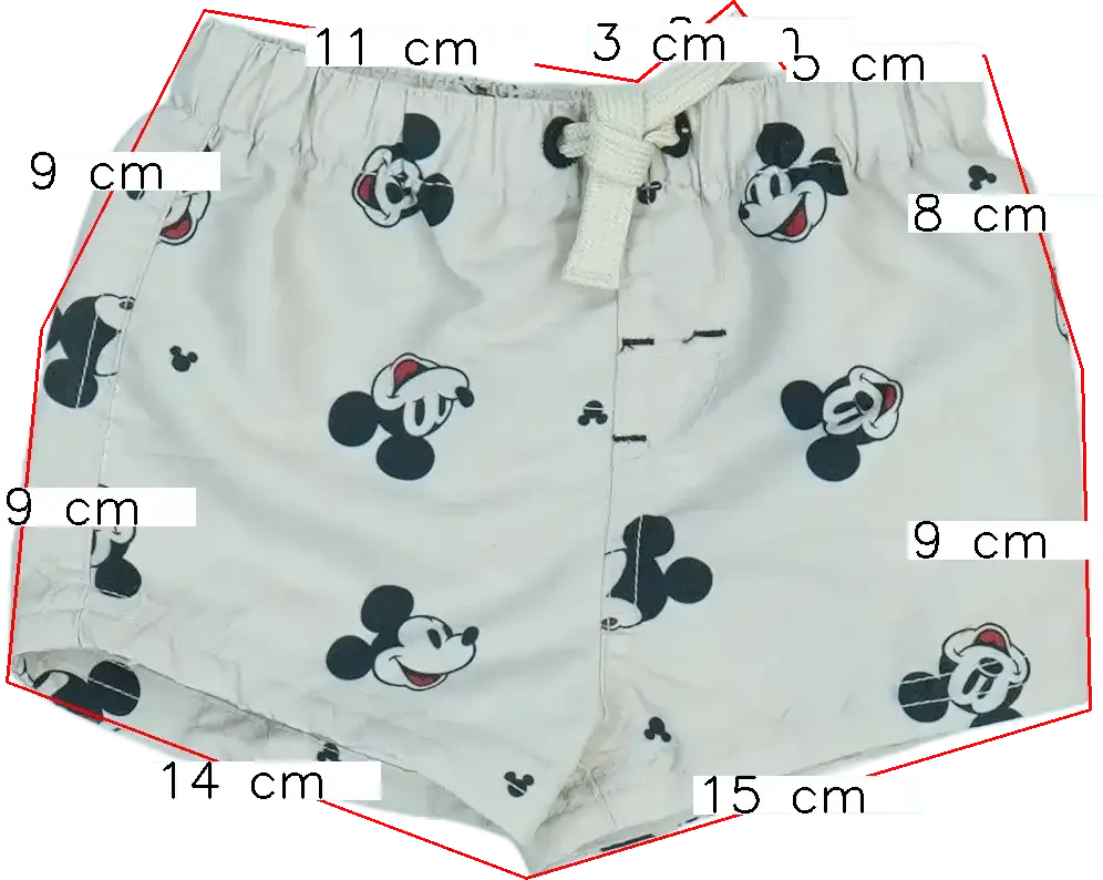 Barna Disney Rövidnadrág EU 68 / UK 3-6 hónap / US 3-6 hónap