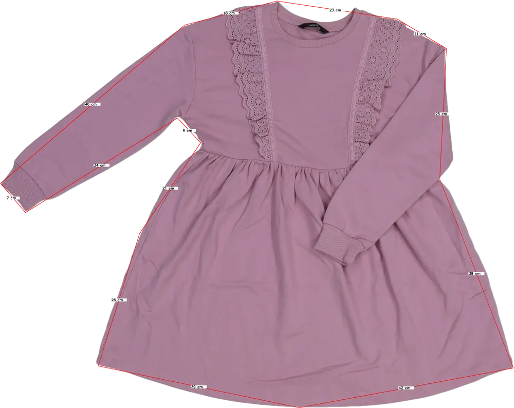 Rózsaszín George Ruha EU 146 / UK 11 év / US 12 év/L