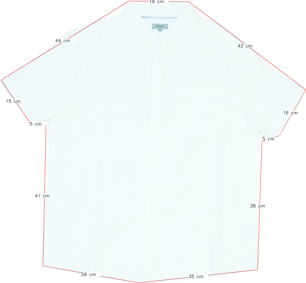 Fehér George Ing EU 176 / UK 16 év / US XL