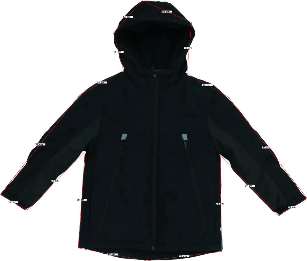 Fekete George Télikabát EU 122 / UK 7 év / US 7 év/M