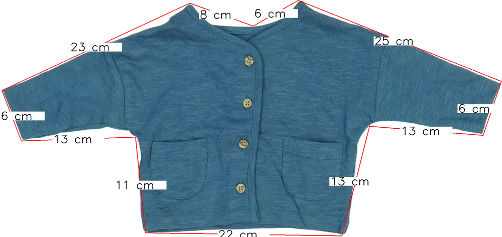 Kék George Kardigán EU 62 / UK 0-3 hónap / US 0-3 hónap