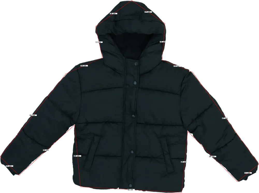 Fekete George Télikabát EU 140 / UK 10 év / US 10 év/L