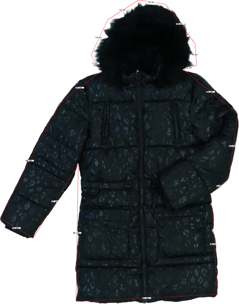 Fekete George Télikabát EU 158 / UK 13 év / US 14 év/XL