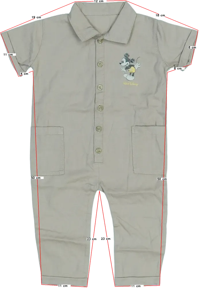 Barna Disney Playsuit / Jumpsuit EU 80 / UK 9-12 hónap / US 12 hónap