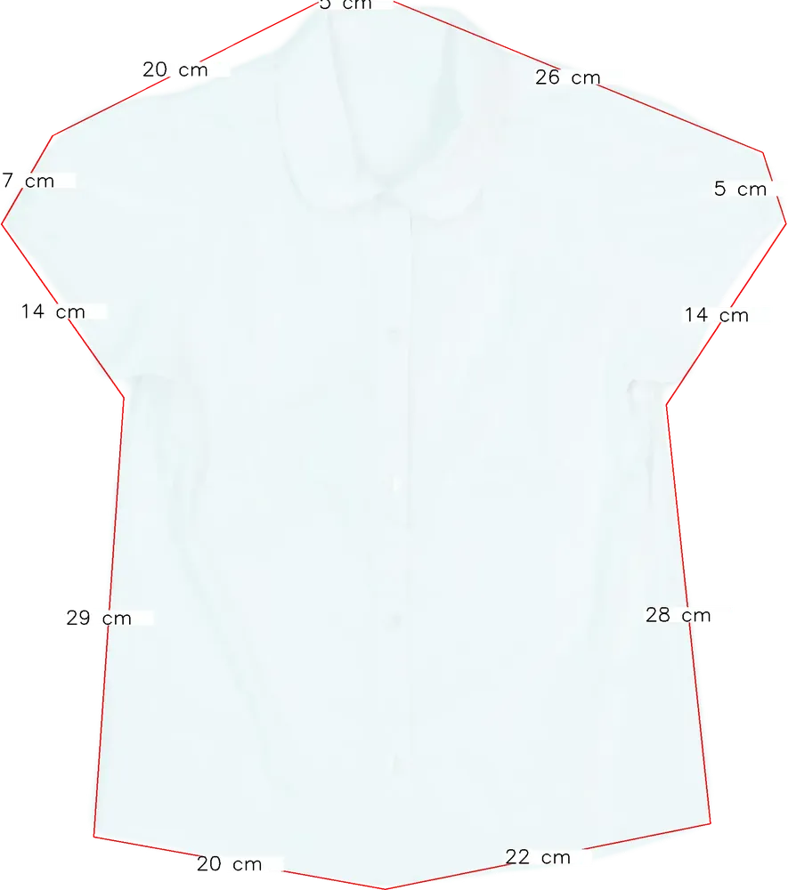 Fehér George Blúz EU 146 / UK 11 év / US 12 év/L