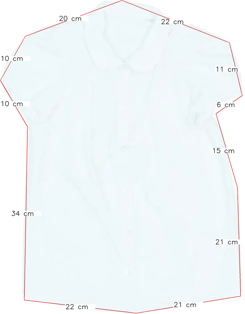 Fehér George Blúz EU 158 / UK 13 év / US 14 év/XL