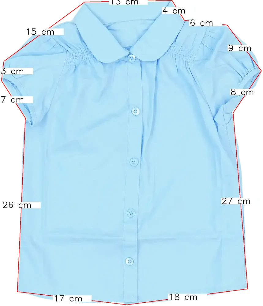 Kék George Blúz EU 74 / UK 6-9 hónap / US 6-9 hónap