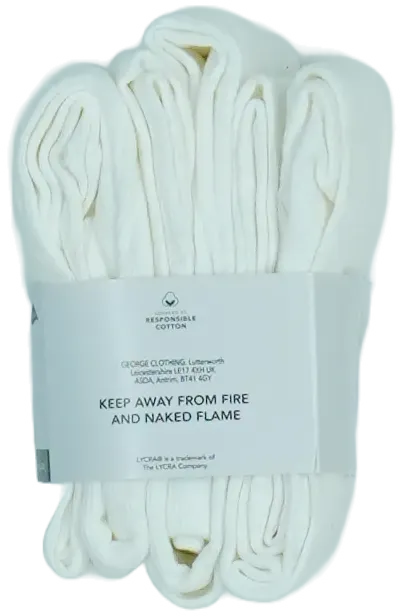 Fehér George Csomag - Harisnyák EU 86 / UK 12-18 hónap / US 18 hónap