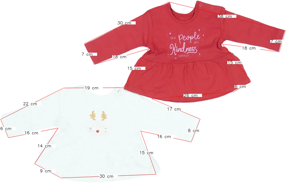Multicoloured George 2-piece set - Top EU 74 / UK 6-9 months / US 6-9 months