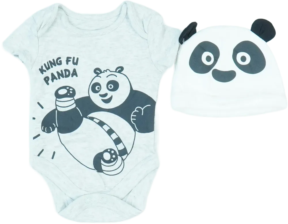 Szürke George Csomag - Body EU 56 / UK Újszülött / US Újszülött