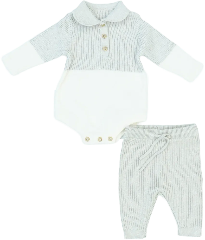 Brown George 2-piece set - Top &amp; Bottom EU 56 / UK Newborn / US Newborn