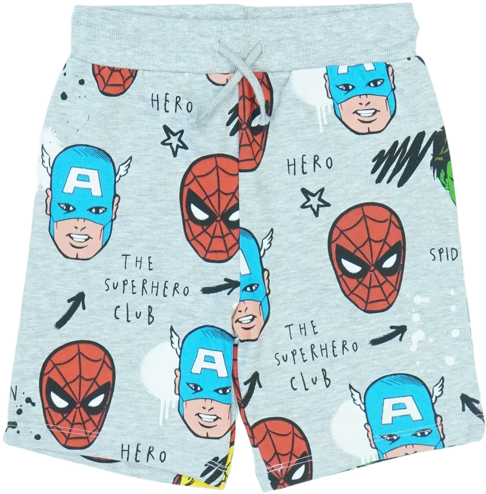 Szürke Marvel Rövidnadrág EU 128 / UK 8 év / US 8 év/M