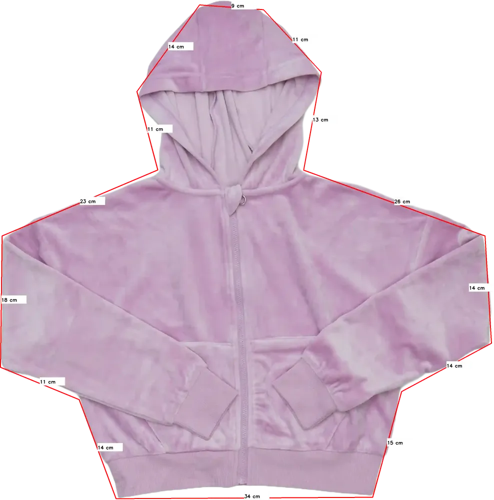 Rózsaszín George Kapucnis pulóver EU 146 / UK 11 év / US 12 év/L