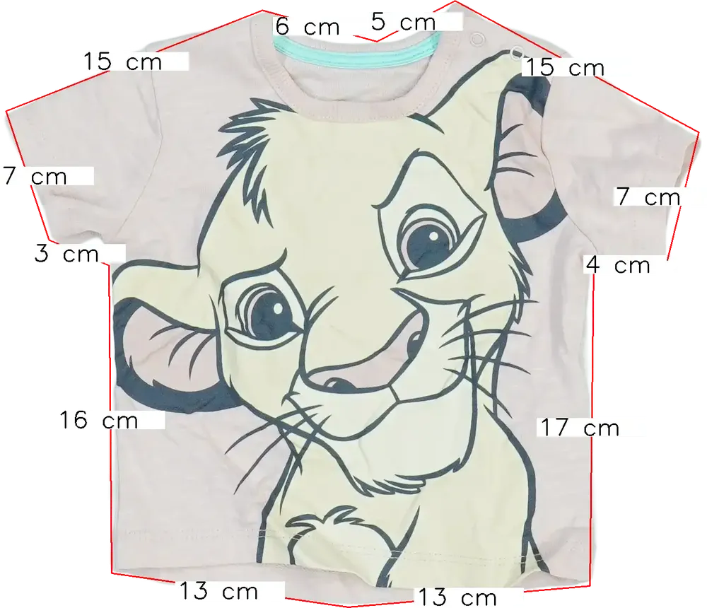 Rózsaszín Disney Póló EU 74 / UK 6-9 hónap / US 6-9 hónap