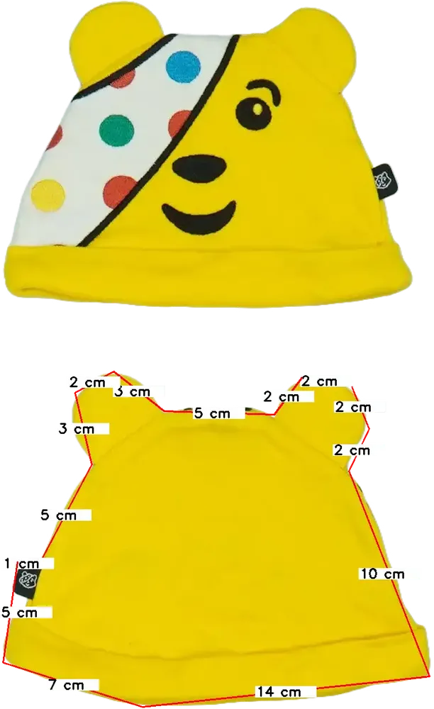 Sárga George Sapka Egyméret