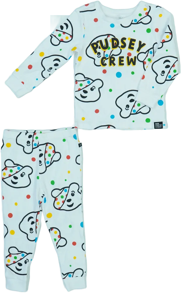 Fehér George 2 részes szett - Felsőruházat és nadrág EU 98 / UK 3 év / US 3T