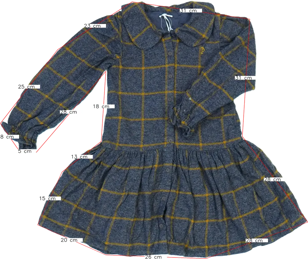 Szürke George Ruha EU 128 / UK 8 év / US 8 év/M