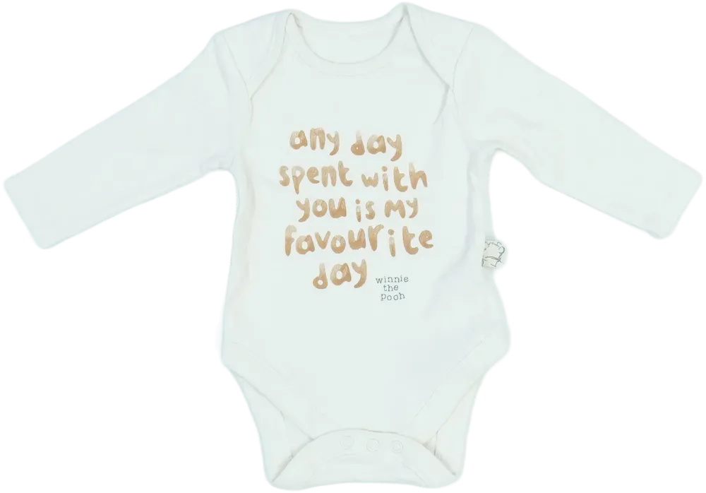 Barna Disney Hosszú ujjú body EU 68 / UK 3-6 hónap / US 3-6 hónap