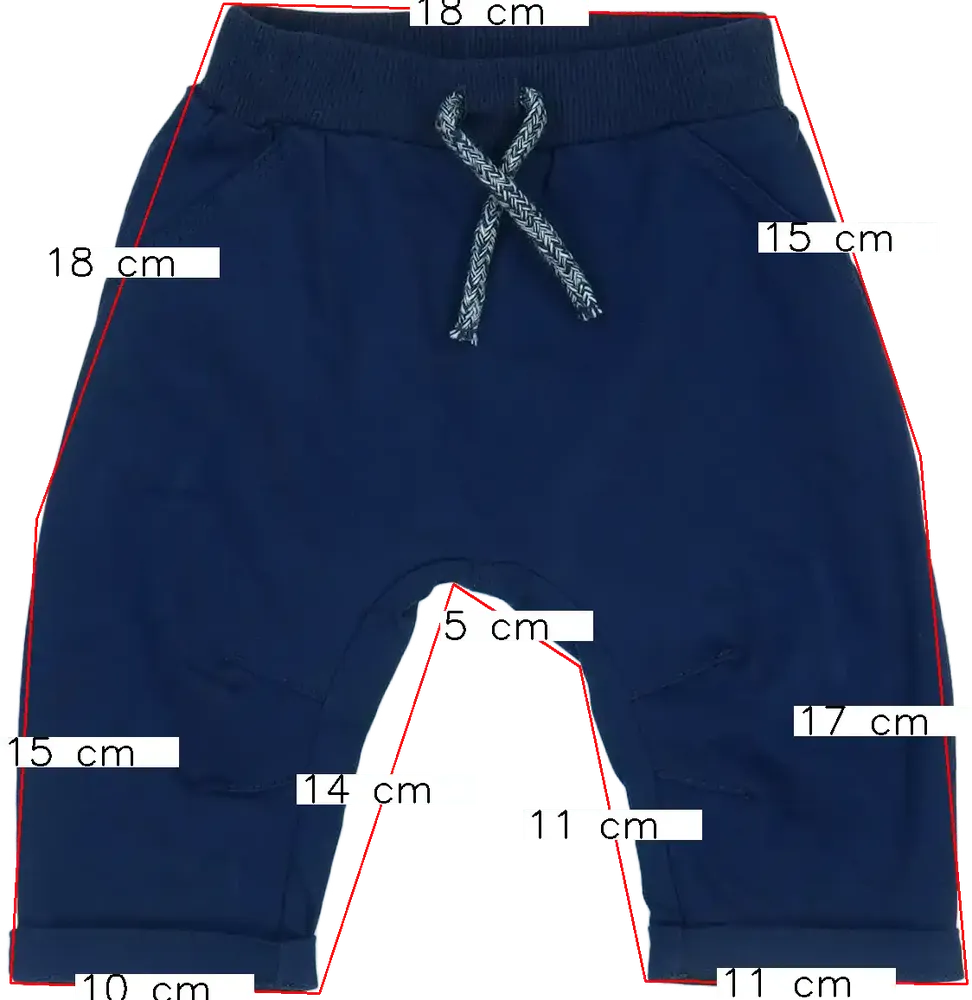 Kék George Baby nadrág EU 62 / UK 0-3 hónap / US 0-3 hónap