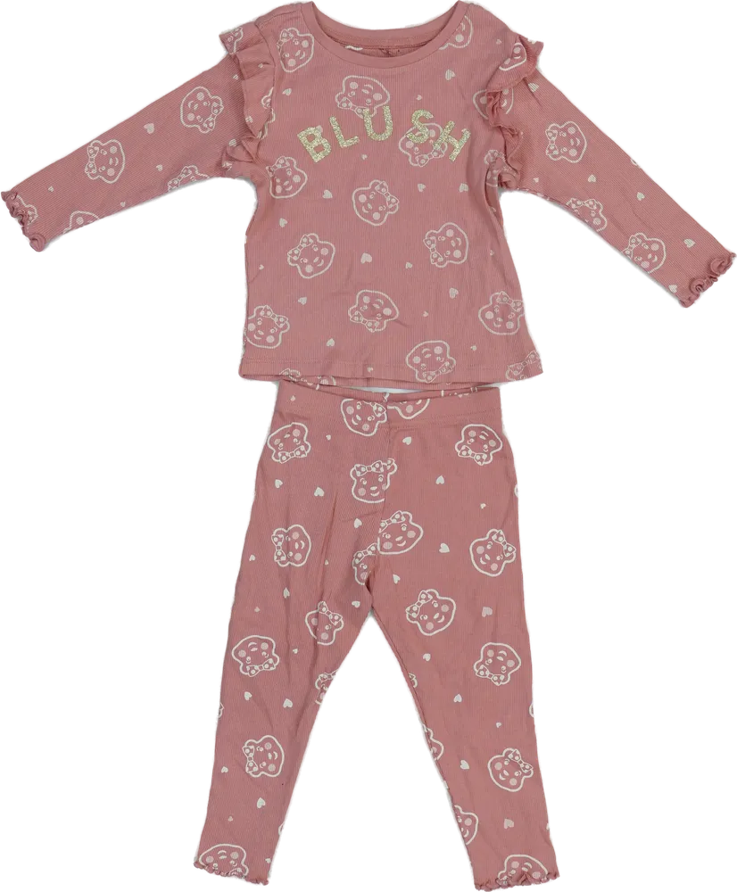 Pink George 2-piece set - Top &amp; Bottom EU 86 / UK 12-18 months / US 18 months