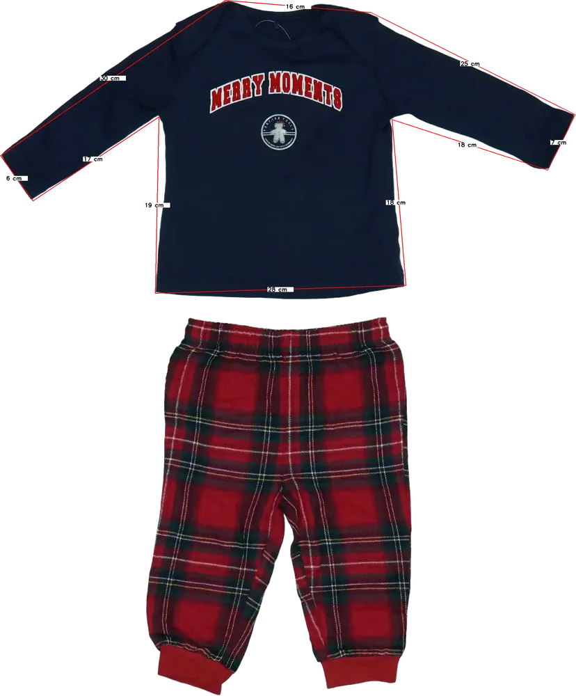 Kék George Pizsama EU 74 / UK 6-9 hónap / US 6-9 hónap