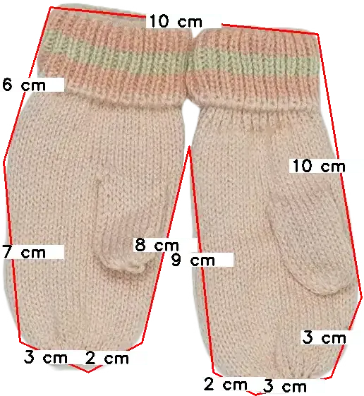 Rózsaszín Nickelodeon Kesztyű (1-ujjas) EU 98 / UK 3 év / US 3T