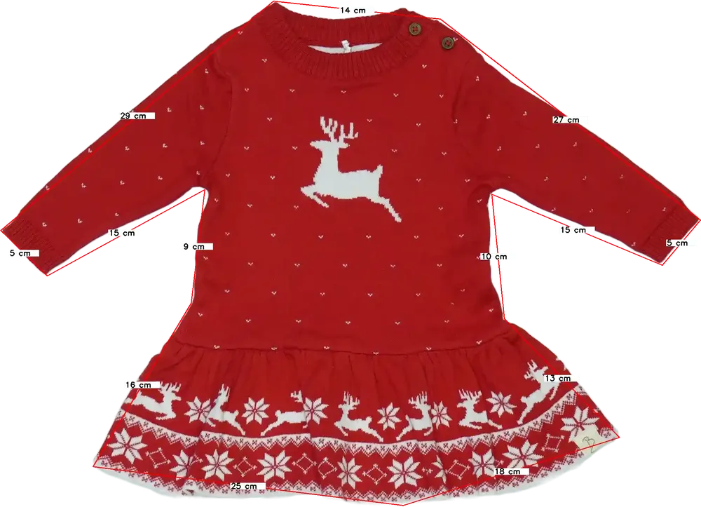 Piros George Ruha EU 74 / UK 6-9 hónap / US 6-9 hónap