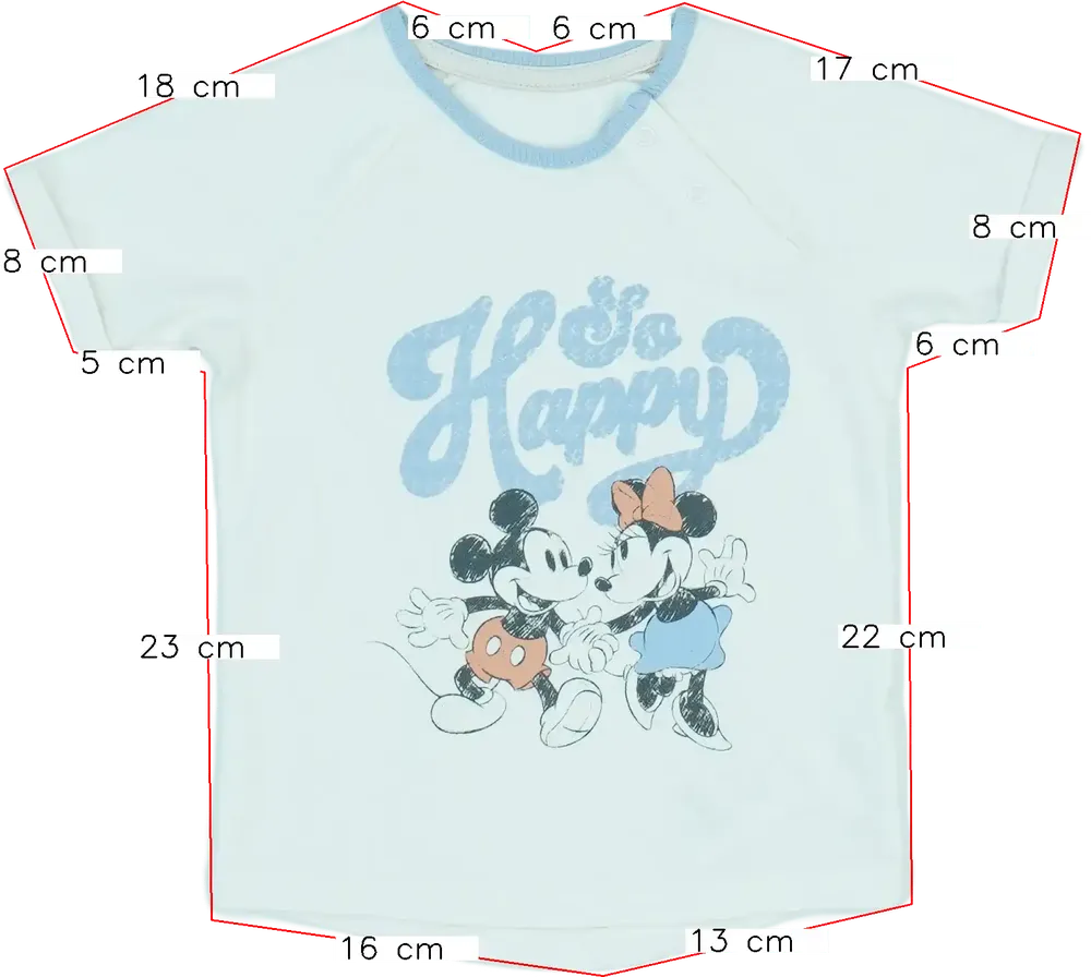 Fehér Disney Póló EU 80 / UK 9-12 hónap / US 12 hónap