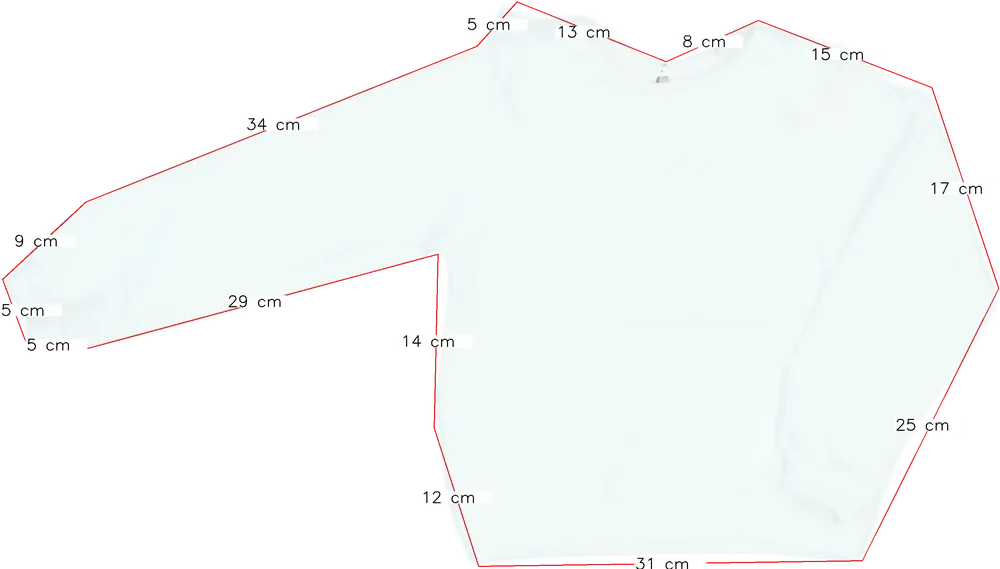 Fehér George Pulóver EU 122 / UK 7 év / US 7 év/M