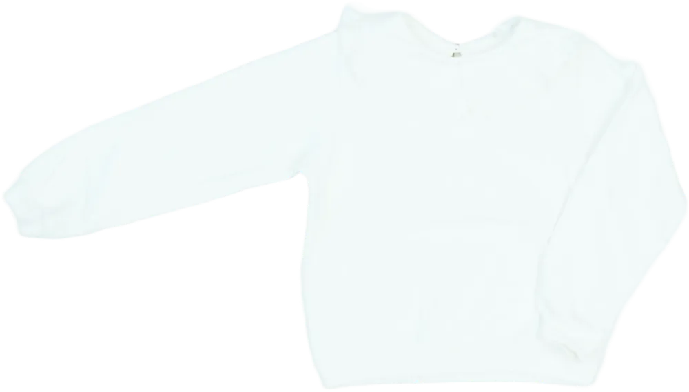 Fehér George Pulóver EU 122 / UK 7 év / US 7 év/M