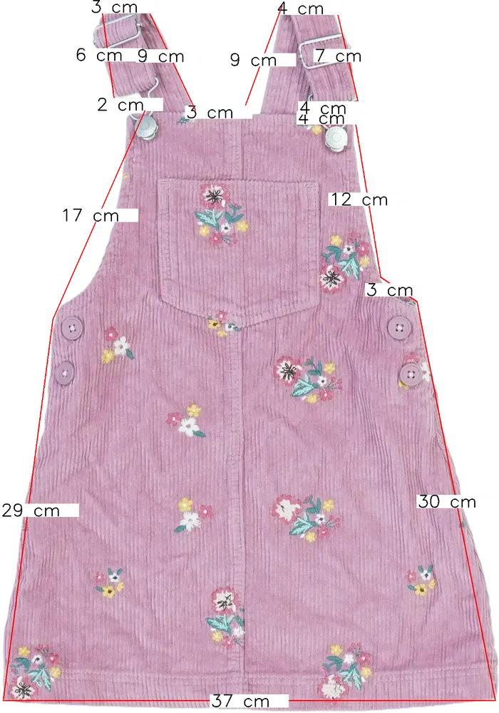 Rózsaszín George Kantáros szoknya EU 98 / UK 3 év / US 3T