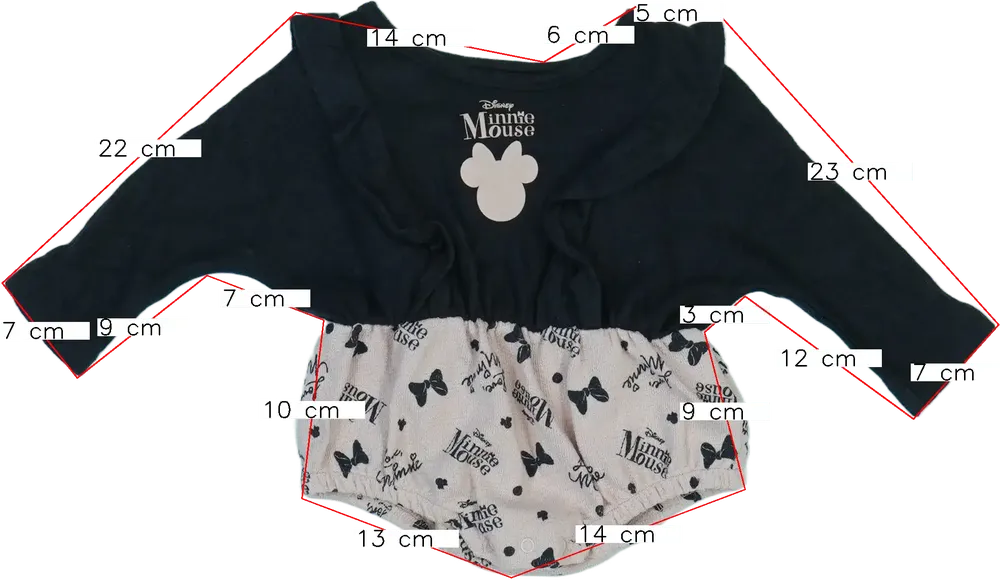 Többszínű Disney Hosszú ujjú body EU 62 / UK 0-3 hónap / US 0-3 hónap