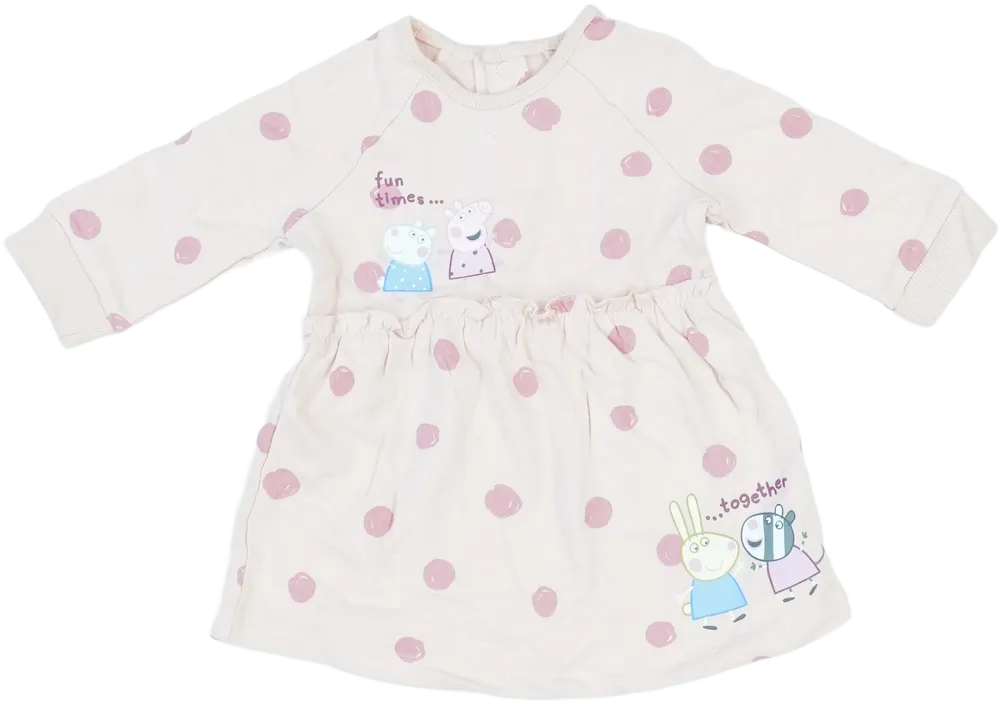 Rózsaszín Peppa Pig Ruha EU 62 / UK 0-3 hónap / US 0-3 hónap