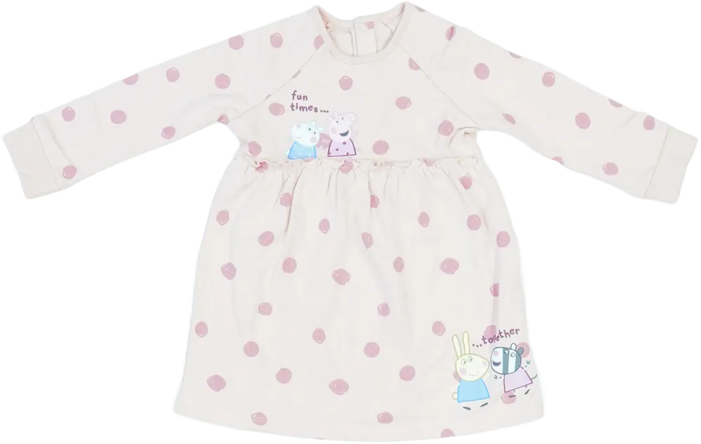 Rózsaszín Peppa Pig Ruha EU 86 / UK 12-18 hónap / US 18 hónap