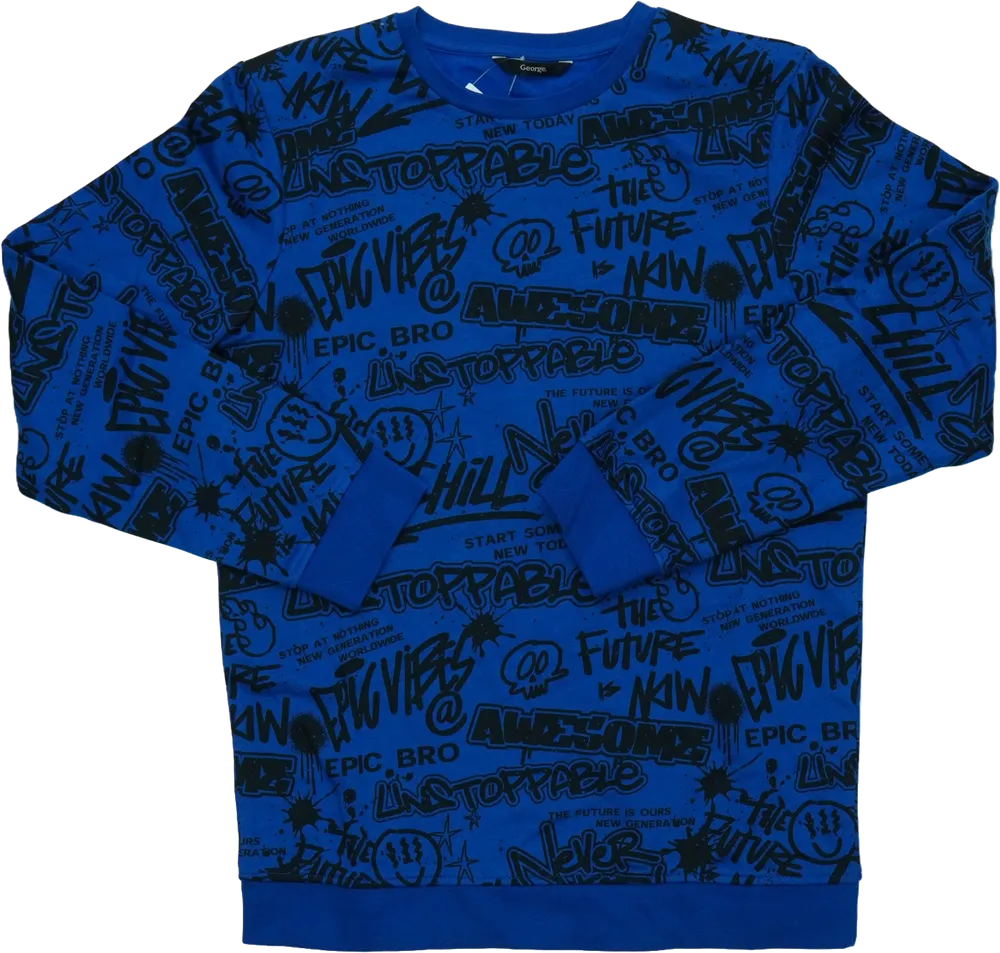 Kék George Pulóver EU 170 / UK 15 év / US XL