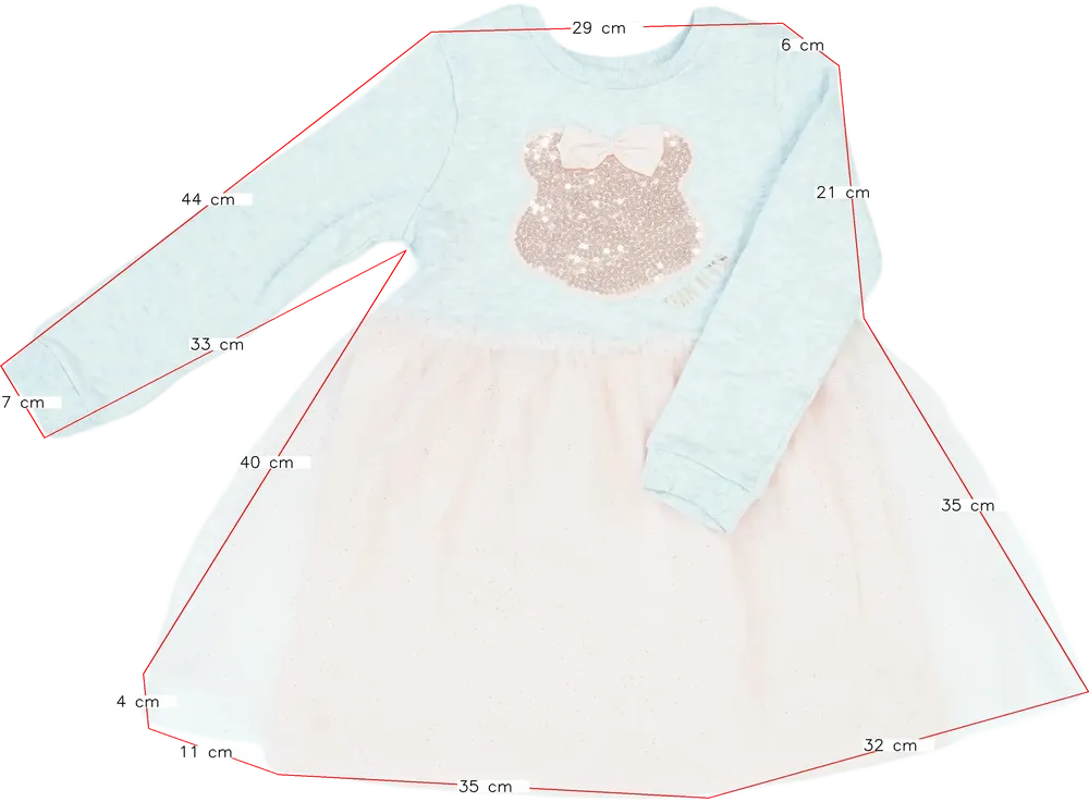 Többszínű George Ruha EU 122 / UK 7 év / US 7 év/M