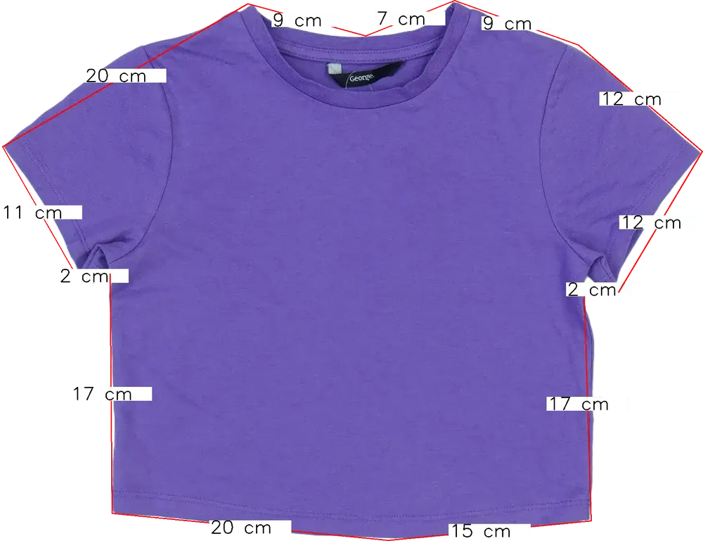 Lila George Póló EU 140 / UK 10 év / US 10 év/L