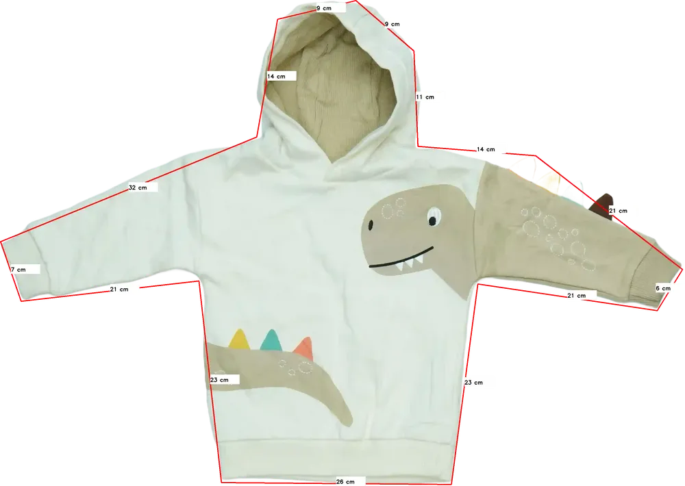 Barna George Kapucnis pulóver EU 86 / UK 12-18 hónap / US 18 hónap