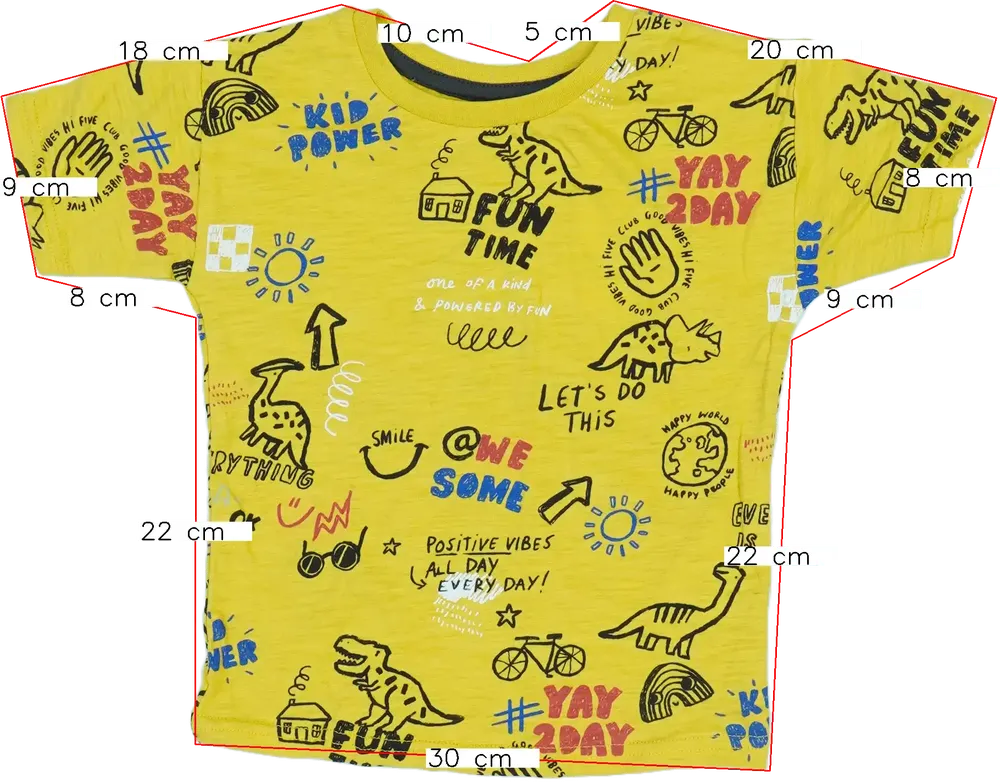 Sárga George Póló EU 92 / UK 2 év / US 2T