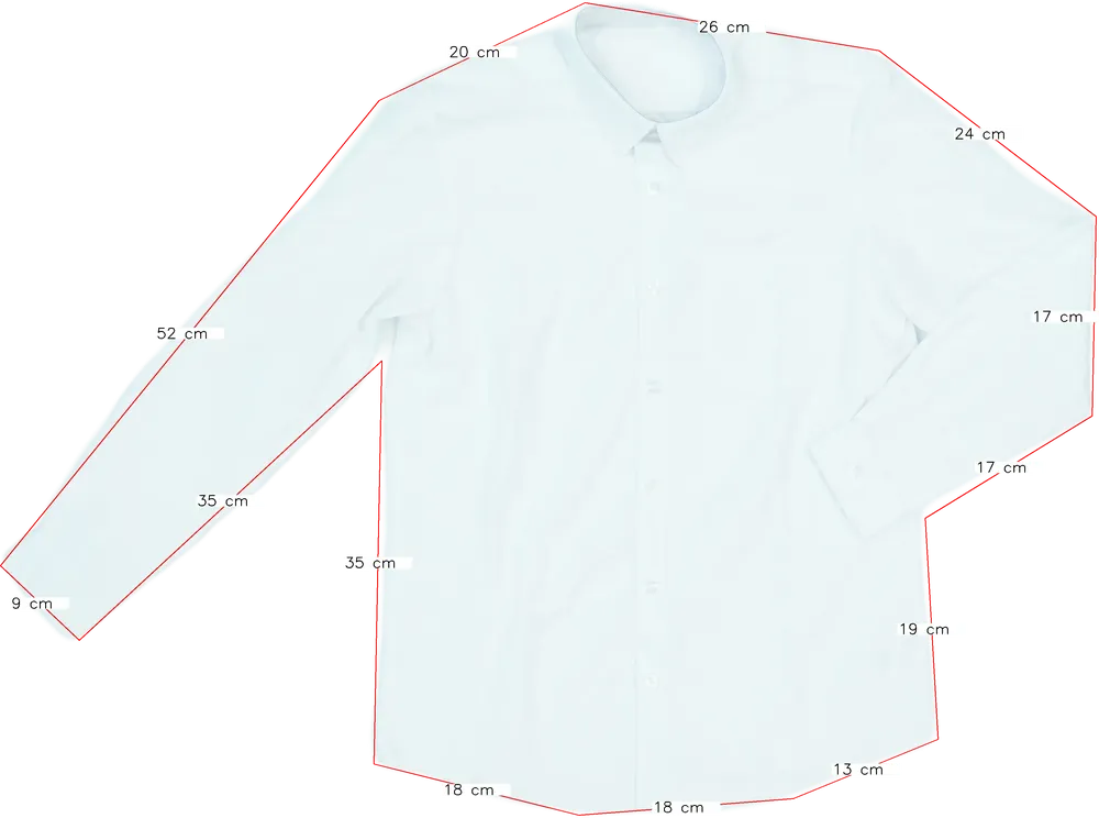 Fehér George Ing EU 176 / UK 16 év / US XL