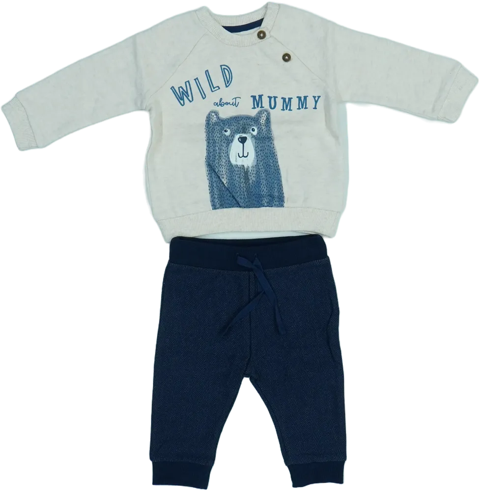 Multicoloured F&amp;F/Fred&amp;Flo 2-piece set - Top &amp; Bottom EU 68 / UK 3-6 months / US 3-6 months