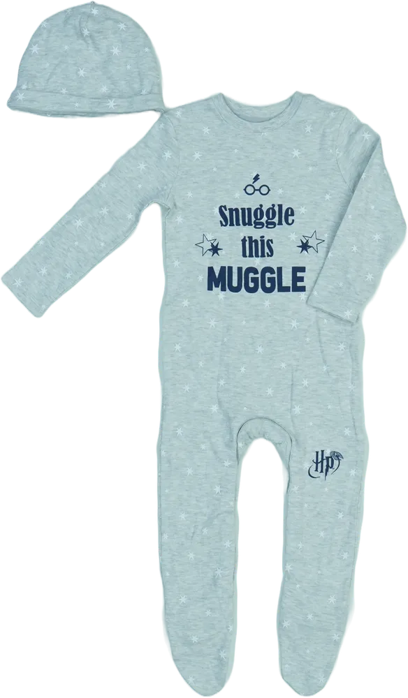 Grey Harry Potter 2-piece set - Top EU 92 / UK 2 years / US 2T