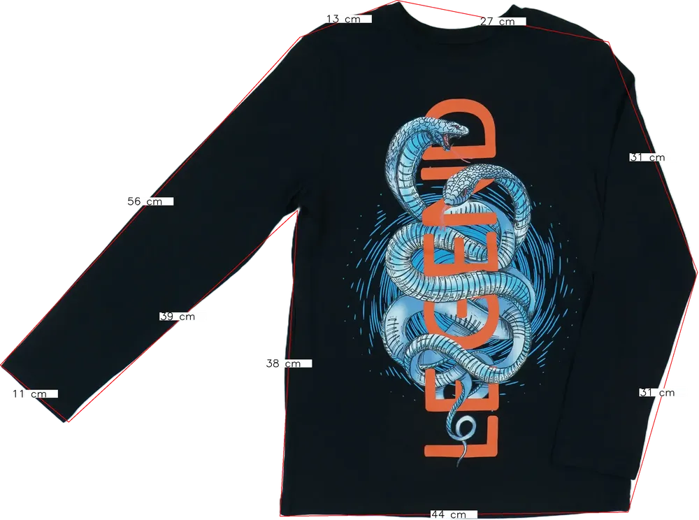 Black F&amp;F/Fred&amp;Flo Long sleeve top EU 158 / UK 13 years / US 14 years/XL