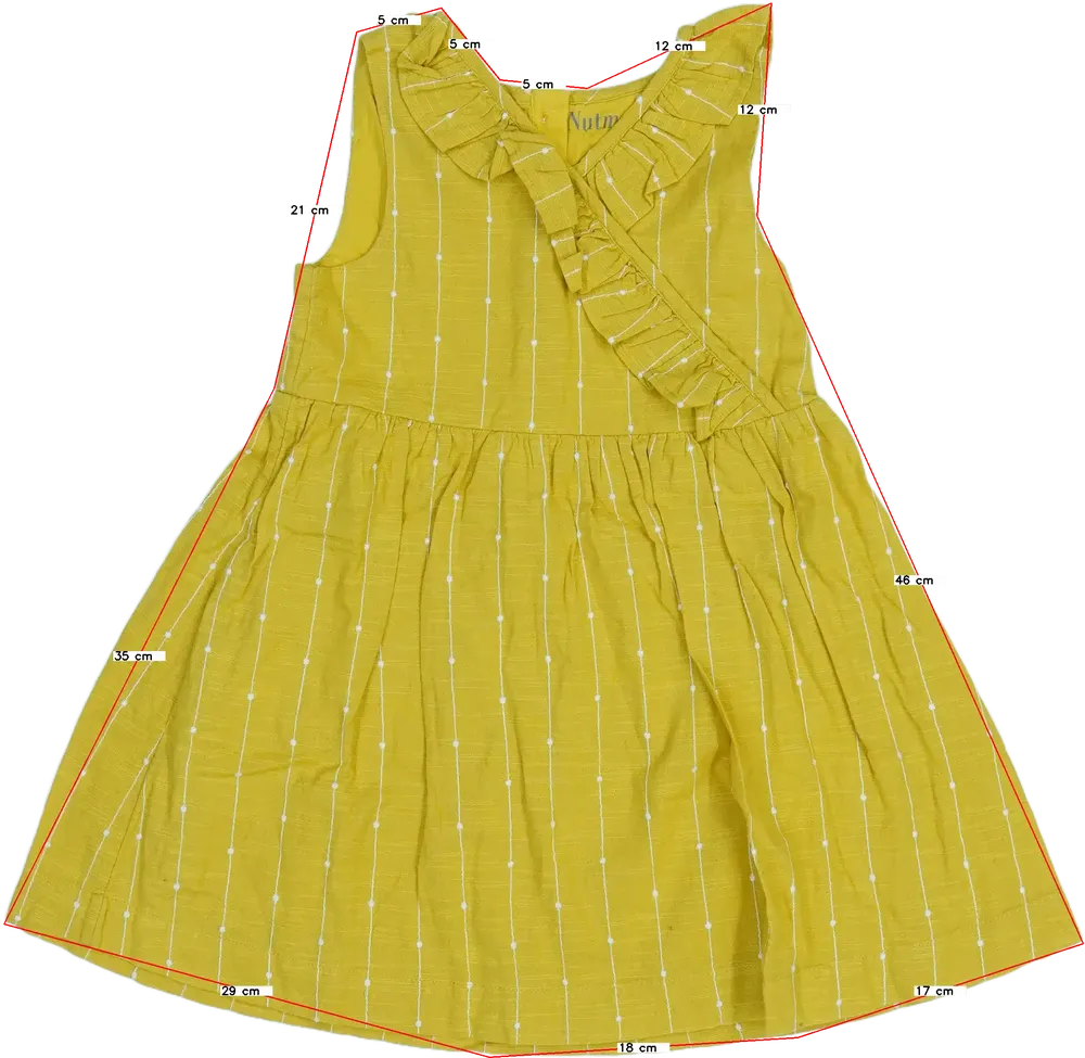 Sárga Nutmeg Ruha EU 116 / UK 6 év / US 6 év/S