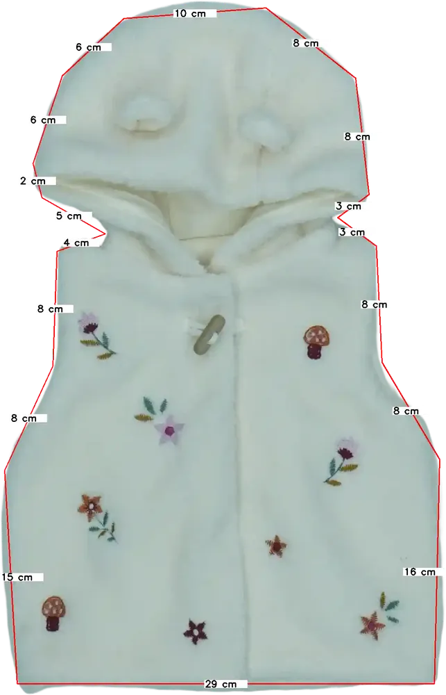 Barna Nutmeg Mellény EU 80 / UK 9-12 hónap / US 12 hónap