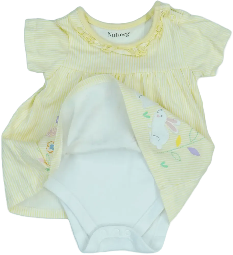 Sárga Nutmeg Ruha EU 68 / UK 3-6 hónap / US 3-6 hónap