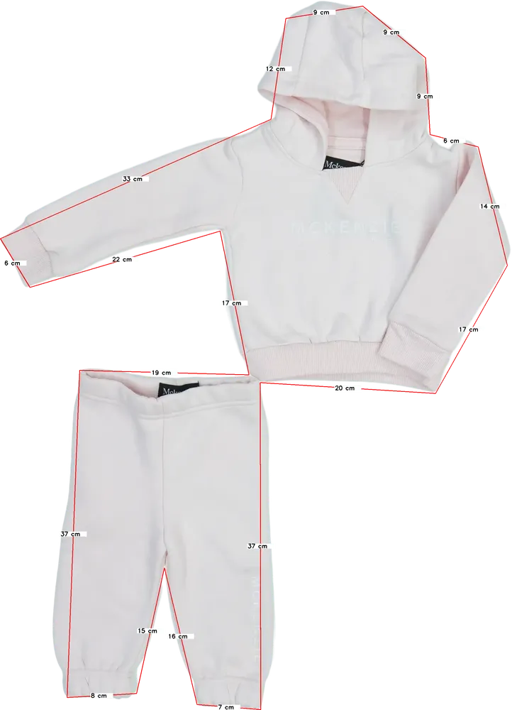 Rózsaszín McKenzie 2 részes szett - Felsőruházat és nadrág EU 74 / UK 6-9 hónap / US 6-9 hónap