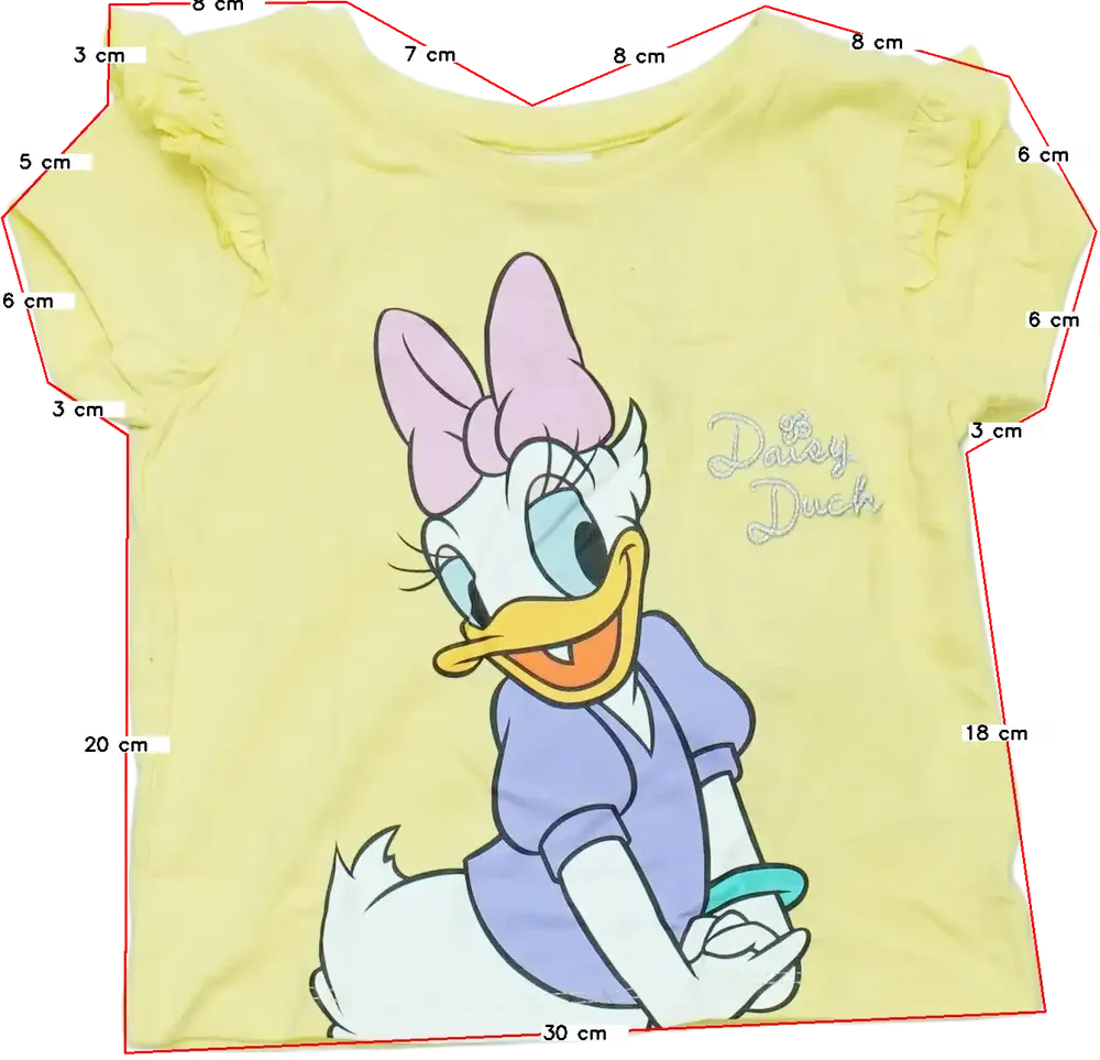 Sárga Disney Póló EU 92 / UK 2 év / US 2T